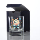 Personalised Best Dad Whiskey Glass Gift Boxed