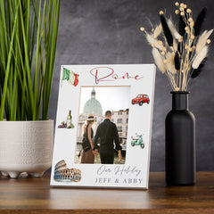 Personalised Rome Italy Holidays Adventure Memory Photo Frame