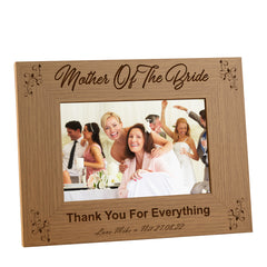 Personalised Mother Of The Bride Photo Frame Wedding Gift