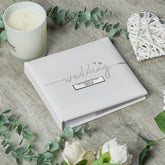 Personalised Large Wedding Day Photo Picture Album With Modern Script