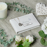 Personalised Wedding Day Photo Picture Album Keepsake With Rings