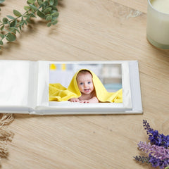 Personalised Christening Day Photo Picture Album With Modern Script