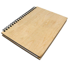 Wholesale Trade Pack of 5 - Gorgeous Blank Plywood A5 Notebook / Journal Birthday Photo Album ukgiftstoreonline