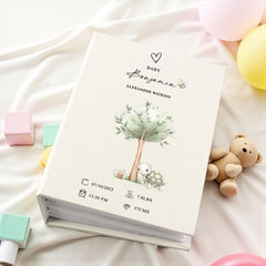 Personalised Baby Photo Album Cute Furry Animals 100 6x4 Photo Album with Sleeves