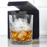Customised Bespoke Personalised Crystal Cut Whisky Glass Gift For Uncle Personalised ukgiftstoreonline