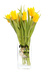 Personalised Mum Flower Vase Gift Love You To The Moon and Back