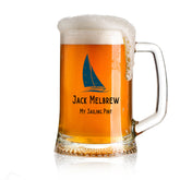 Personalised Sailing Themed Beer Mug Tankard Gift Birthday Or Events