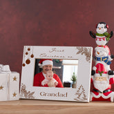 First Christmas As Grandad Photo Frame Gift