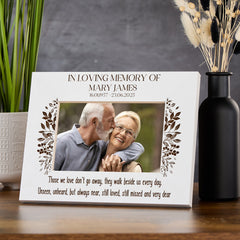 Personalised Those We Love Sentiment Remembrance Memorial Photo Frame