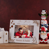 First Christmas As Mummy and Daddy Photo Frame