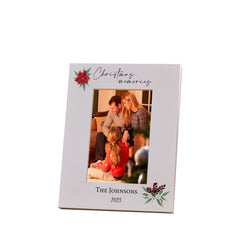 Personalised Christmas Memories Family Photo Picture Frame Portrait