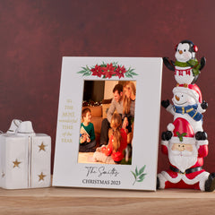 Personalised Wonderful Christmas Family Photo Picture Frame Portrait