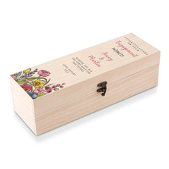 Personalised Elegant Engagement Champagne or Wine Bottle Holder Gift