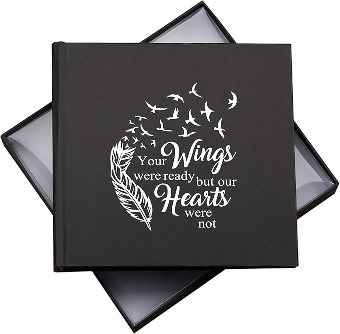 Your Wings Were Ready Memorial Remembrance Black Photo Pack of 5 Wholesale Trade Loving Memory Remembrance ukgiftstoreonline