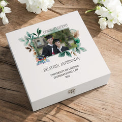 Personalised Congratulations Graduation Keepsake Custom Photo Memory Box Graduated Gift
