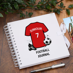 Personalised Football Scrapbook Photo Album, Children Memories, Journal, Soccer, Team, Club, Keepsake, Season, Youth