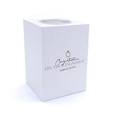 Personalised Congratulations on your Engagement Tea Light Holder