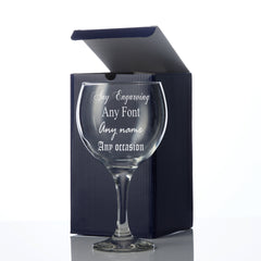 Personalised Gin Glass Cocktail Glass Any Engraving Gift Boxed