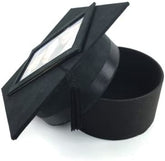 Graduation Gift Keepsake Black Hat with Photo Frame Graduation Present Novelty Gift Ornament