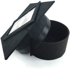 Graduation Gift Keepsake Black Hat with Photo Frame Graduation Present Novelty Gift Ornament