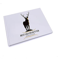 Personalised Best Grandad Ever Guest Book Guest Book ukgiftstoreonline