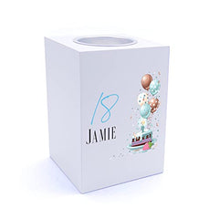 Personalised 18th Birthday Gifts For Him Tea Light Holder