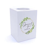 Personalised Special Gran Wreath Design Gift Tea Light Holder