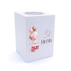 Personalised 30th Birthday Gifts For Her Tea Light Holder Tea Light Holder ukgiftstoreonline