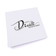 Personalised Happy Diwali Script Style Photo Album
