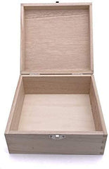 ukgiftstoreonline Personalised Baby Wooden Keepsake Memories Box Gift Tiny Fingers Verse