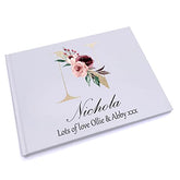 Personalised Gold Letter Monogram Guest Book