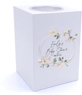 Personalised Baby Shower Tea Light Holder