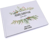 Personalised Grandma Merry Christmas Guest Book