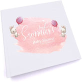 Personalised Baby Shower Rabbit Design Photo Album.