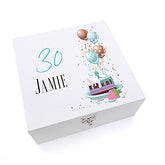 ukgiftstoreonline Personalised 30th Birthday For Him Keepsake Wooden Box