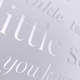Personalised White Baby Photo Album Twinkle Twinkle Little Star photo album ukgiftstoreonline