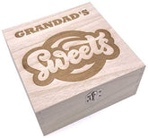 ukgiftstoreonline Personalised Sweets Wooden Box Gift