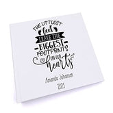 Personalised Baby Memorial Remembrance The Littlest Feet Photo Album