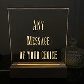 Personalised Any Wording LED Lamp Gift