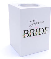 Personalised Bride Wedding Tea Light Holder