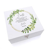 ukgiftstoreonline Personalised Mother Of The Groom Wedding Keepsake Wooden Box