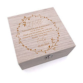 ukgiftstoreonline Personalised Wedding Mother Of The Groom Keepsake Gift Box With Wreath