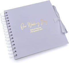 Personalised Our wedding Day, Guest Book, Photo Album or Scrapbook