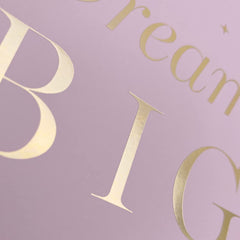 Personalised Pink Baby Girl Photo Album Dream Big