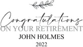 ukgiftstoreonline Personalised Ceramic Keepsake Retirement Gift Personalised Retirement Gifts ukgiftstoreonline