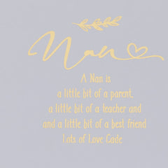 ukgiftstoreonline Personalised Nan White Gift Box With Sentiment