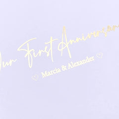Personalised First Anniversary Scrapbook or Photo Album Gift