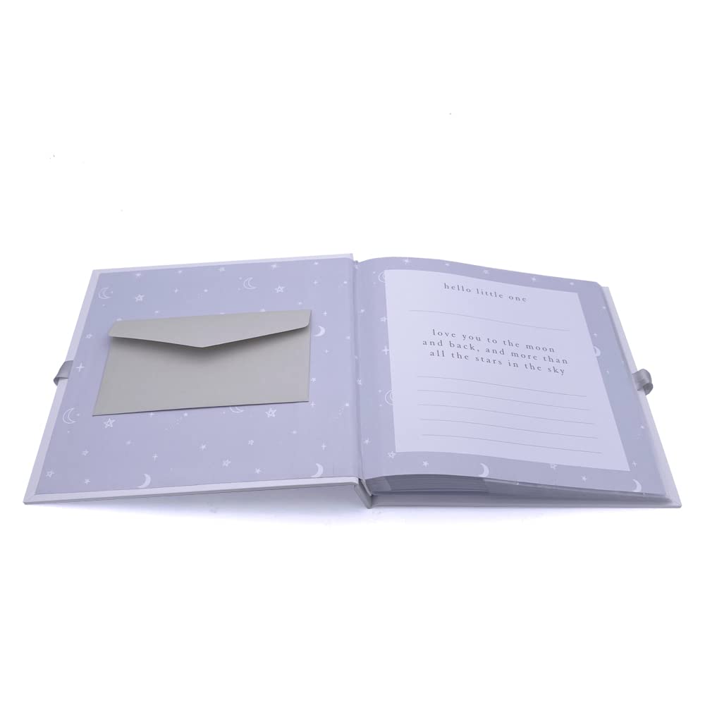 Personalised White Baby Photo Album Twinkle Twinkle Little Star photo album ukgiftstoreonline