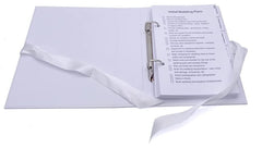 Personalised Wedding Planner Engagement Gift With Ribbon Eucalyptus Design