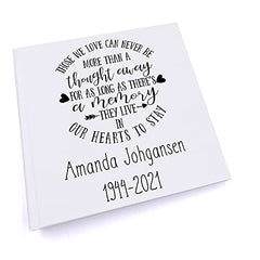 Personalised Those we love memorial remembrance Photo Album